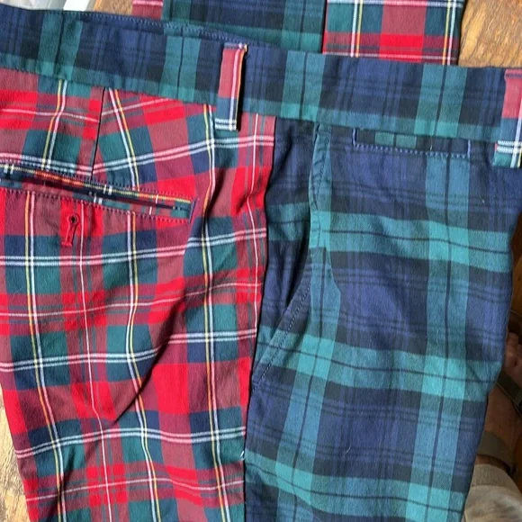 EUC young men’s tartan, vineyard vines dress pants - Picture 4 of 4